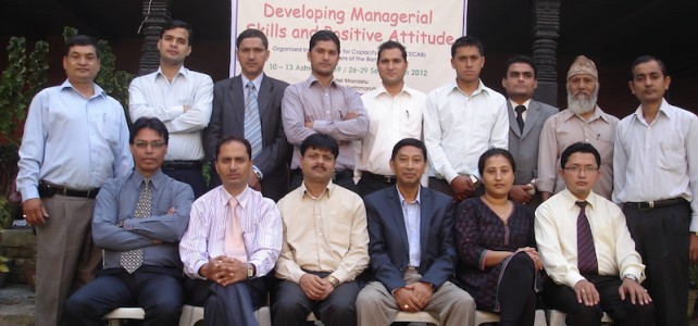 Training Program on Developing Managerial Skills and Positive Attitude