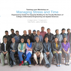 Training-cum-Workshop on Managing Stress and Time