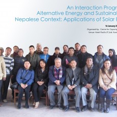 An Interaction Program on Alternative Energy and Sustainability in Nepalese Context: Applications of solar Energy